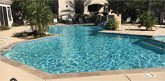 Picture of a recent Chandler custom pool design by our company