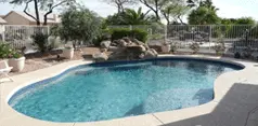 Picture of a recent Gilbert custom pool design by our company